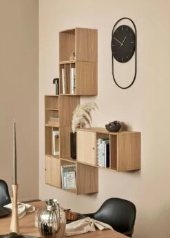 Andersen A-Wall Wandklok, Zwart -Meubel Serie Winkel andersen a wall wandklok 1
