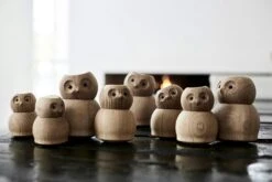 Andersen Uil Houten Beeldje Eiken, Klein -Meubel Serie Winkel andersen uil houten beeldje eiken 3