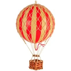Floating The Skies Luchtballon 13x8,5 Cm, True Red