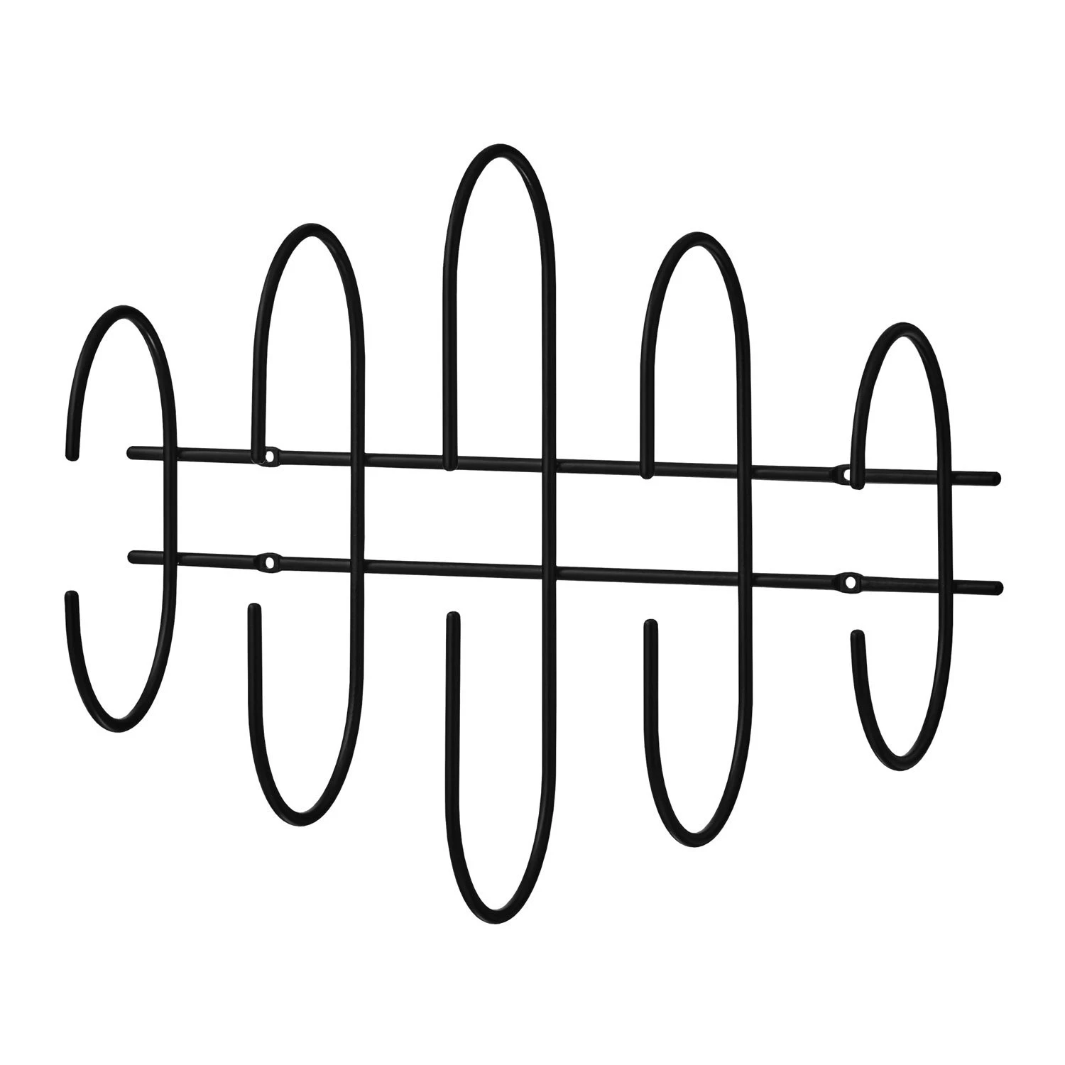 AYTM Moveo Kapstok Met 5 Haken, Zwart 1 AYTM Moveo Kapstok Met 5 Haken, Zwart