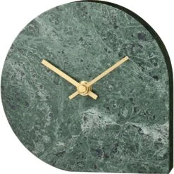 AYTM Stilla Table Watch, Green Marble