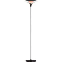 Belid Diablo Vloerlamp 300 Mm, Mat Zwart / Glanzend Rood