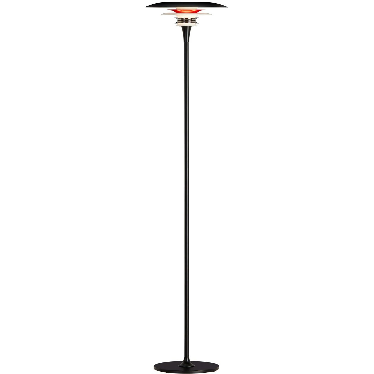 Belid Diablo Vloerlamp 300 Mm, Mat Zwart / Glanzend Rood 1 Belid Diablo Vloerlamp 300 Mm, Mat Zwart / Glanzend Rood
