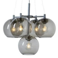 Belid Gloria Chandelier Ø67cm Hard Wired, Grey