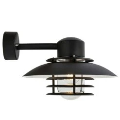 Belid Miko Wall Outdoor Lighting Ø32 Cm, Black Texture