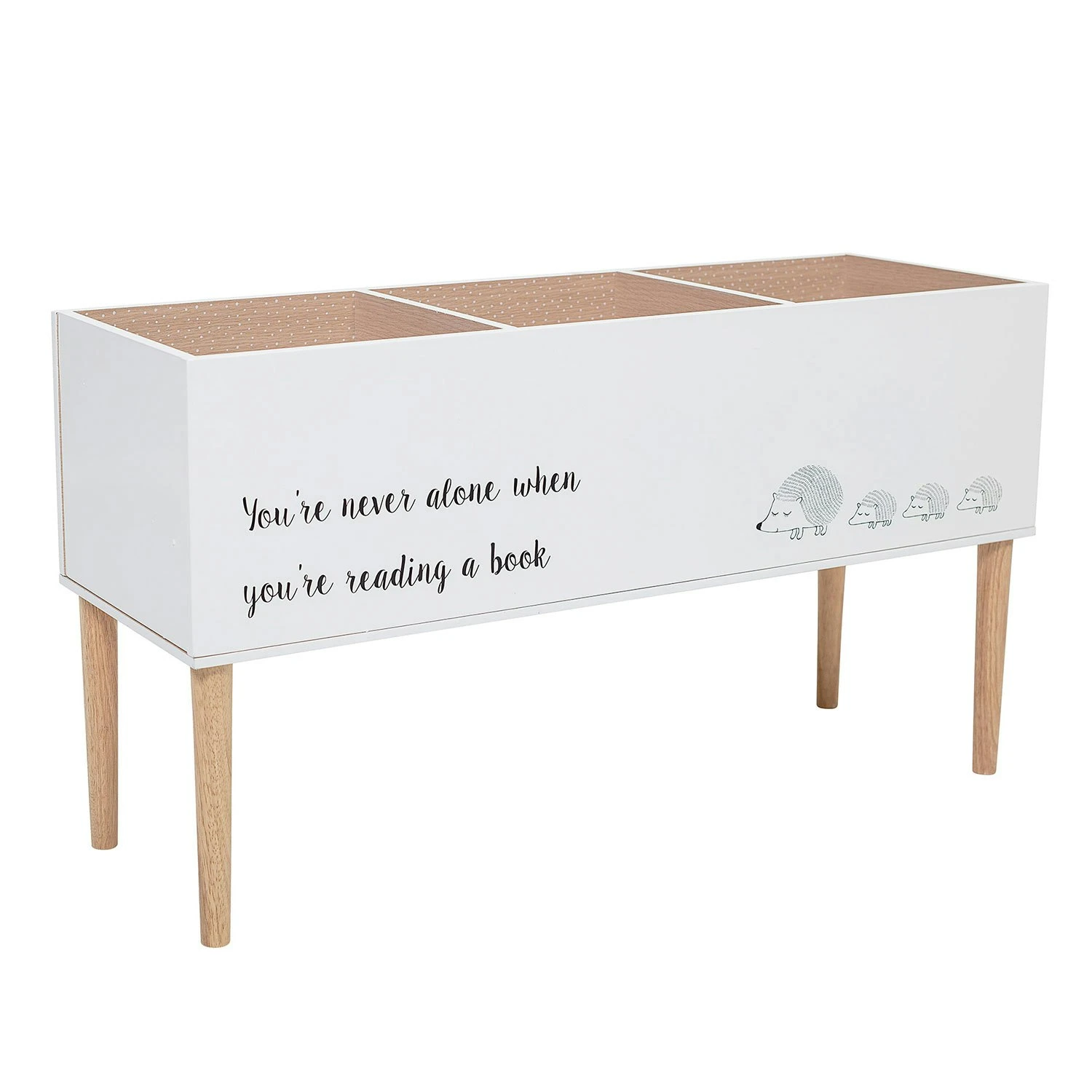 Bloomingville Boekenplank Browser Box 90 X 50 X 30 Cm, Wit 2 Bloomingville Boekenplank Browser Box 90 X 50 X 30 Cm, Wit - Afbeelding 2