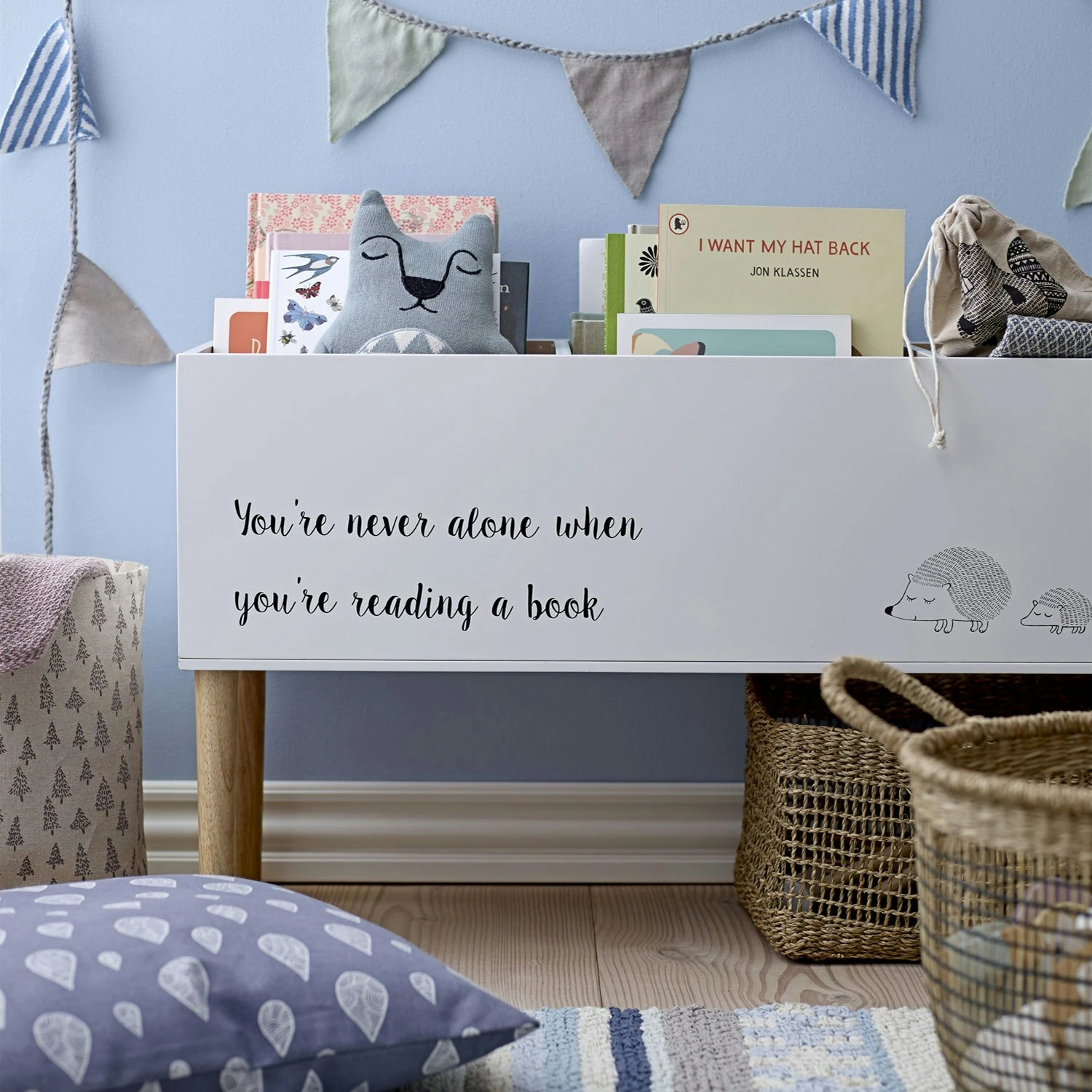 Bloomingville Boekenplank Browser Box 90 X 50 X 30 Cm, Wit 4 Bloomingville Boekenplank Browser Box 90 X 50 X 30 Cm, Wit - Afbeelding 4