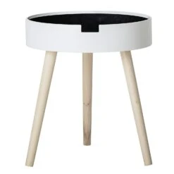 Bloomingville Sideboard H47cm Ø38cm, White -Meubel Serie Winkel bloomingville sideboard h47cm 38cm white 6