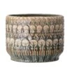 Bloomingville Stoneware Pot H15, Multi