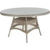 Brafab Kamomill Eettafel Ø130x73 Cm, Beige