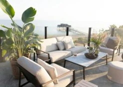 Brafab Lyra Bank 2,5-zits, Zwart/Zand -Meubel Serie Winkel brafab lyra sofa 25 black with cushion 2