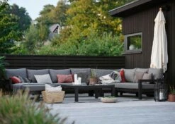 Brafab Stettler Modulaire Bank Eindstuk Rechts, Zwart/Grijs -Meubel Serie Winkel brafab stettler modulaire bank eindstuk rechts zwart grijs 2