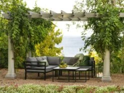 Brafab Weldon Hoekbank 5-zits, Zwart/Grijs -Meubel Serie Winkel brafab weldon corner sofa inc seat cushions 15