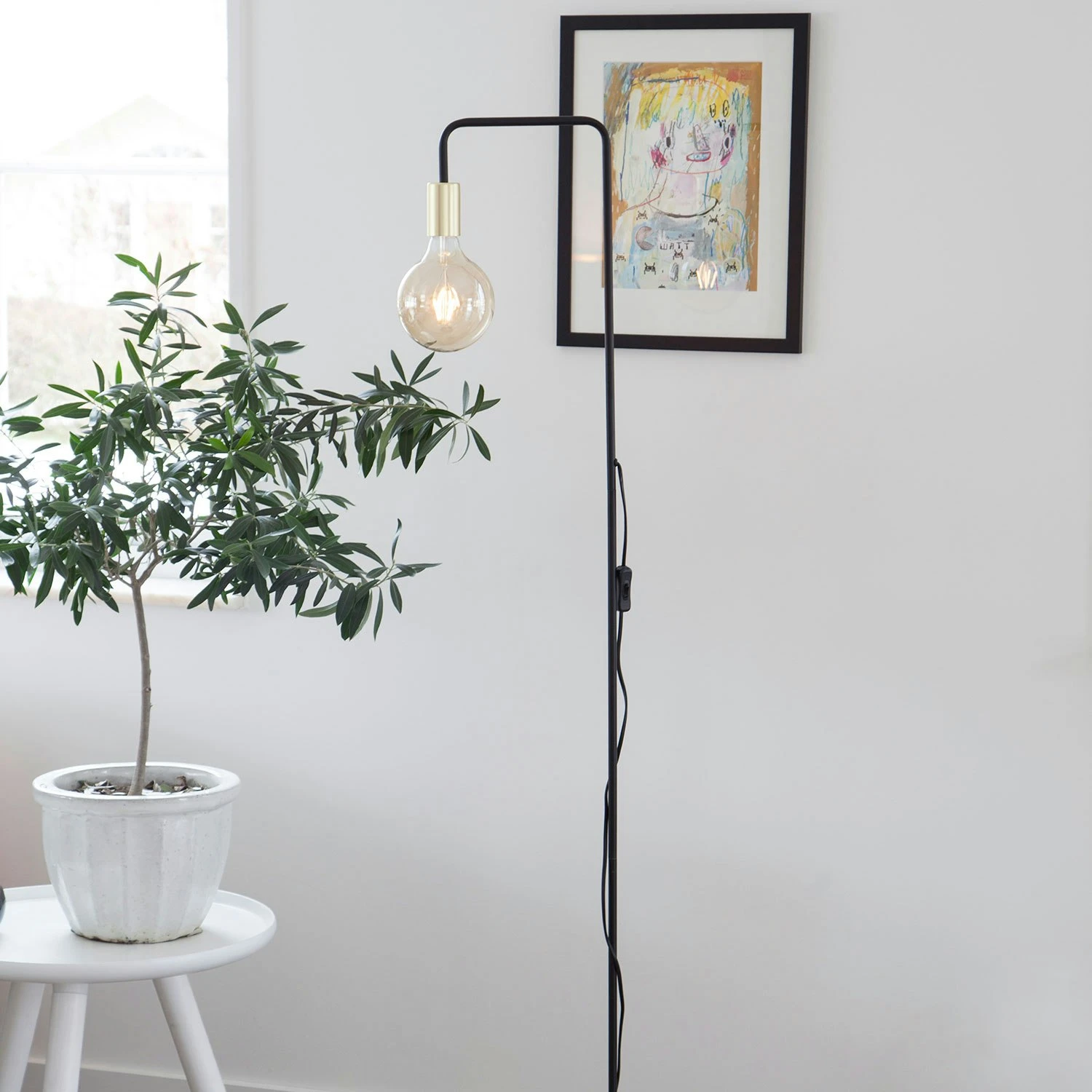By Rydens Fondi Floor Lamp H151cm, Matt Black 4 By Rydens Fondi Floor Lamp H151cm, Matt Black - Afbeelding 4
