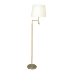By Rydens Orlando Floor Lamp, Antique/Beige