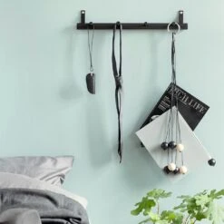 Rack Hooks 4, Black Oak -Meubel Serie Winkel by wirth rack hooks 4 13