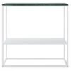 Marvelous Sideboard 90x80 Cm, White / Green Marble