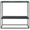 Marvelous Sideboard 90x80 Cm, Black / Green Marble