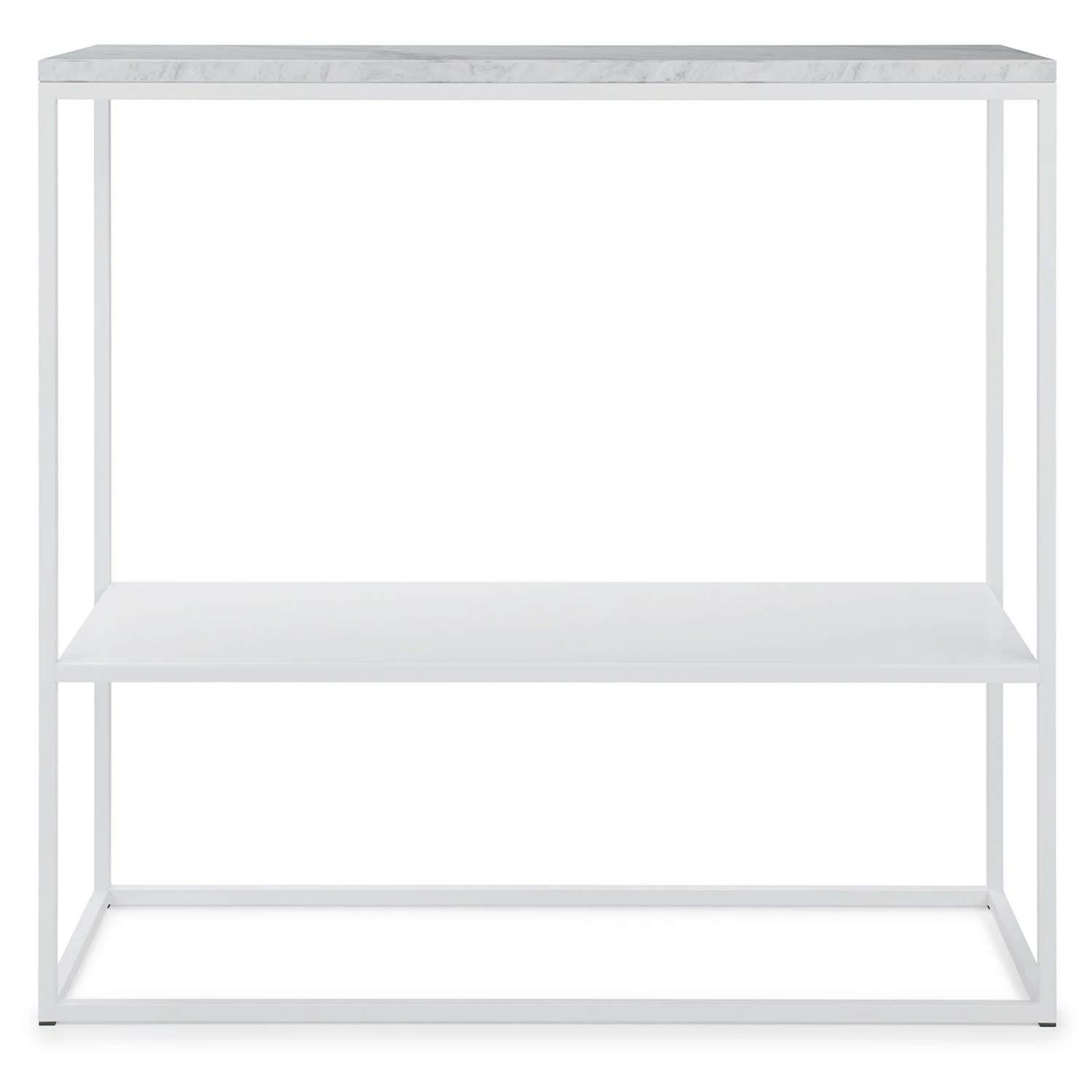 Marvelous Sideboard 90x80 Cm, White / White Marble 1 Marvelous Sideboard 90x80 Cm, White / White Marble