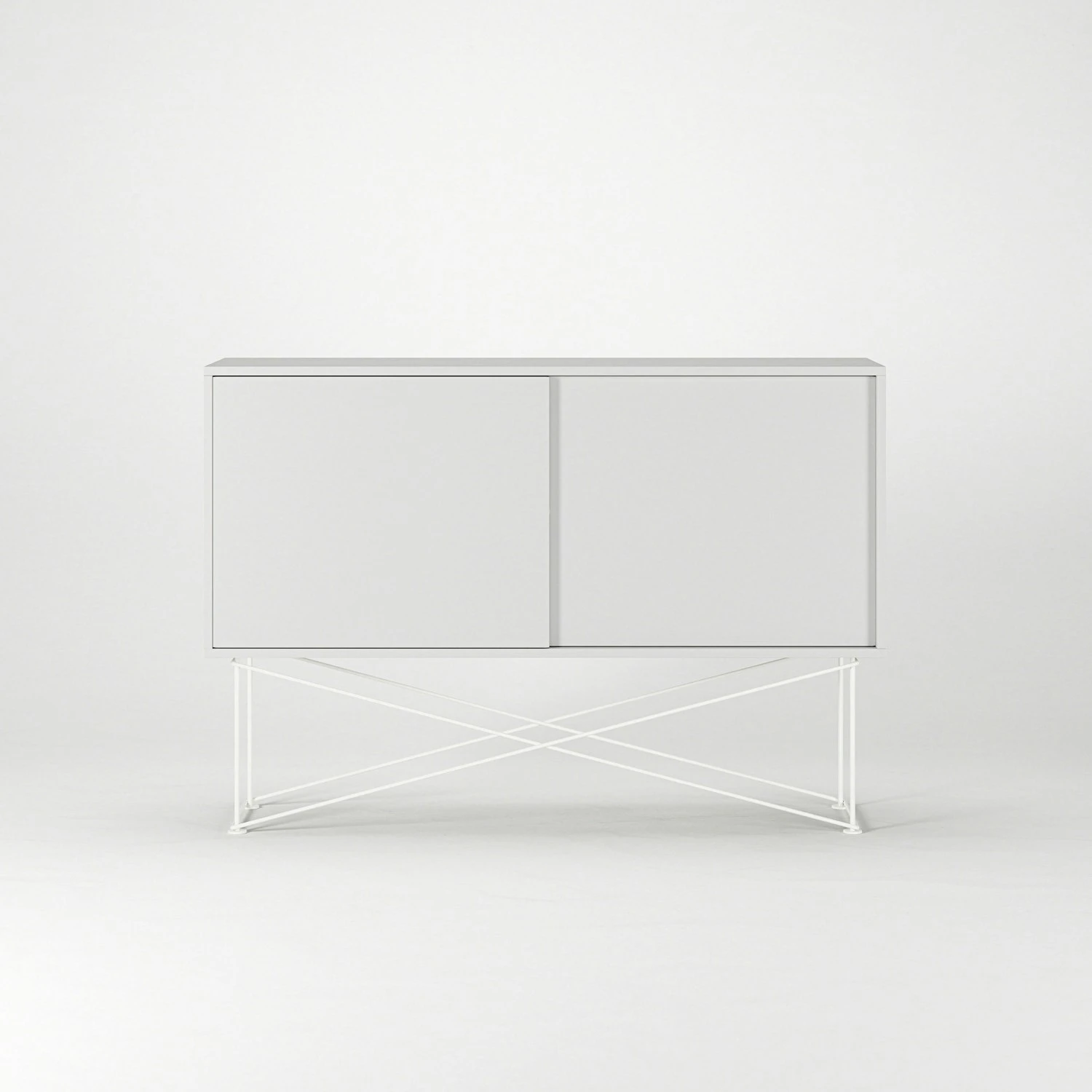 Vogue Sideboard 136H, White/2W/White 2 Vogue Sideboard 136H, White/2W/White - Afbeelding 2