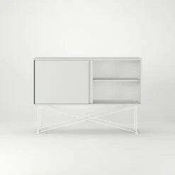 Vogue Sideboard 136H, White/2W/White 10 Vogue Sideboard 136H, White/2W/White -Meubel Serie Winkel decotique vogue sideboard 136 with frame stand 200
