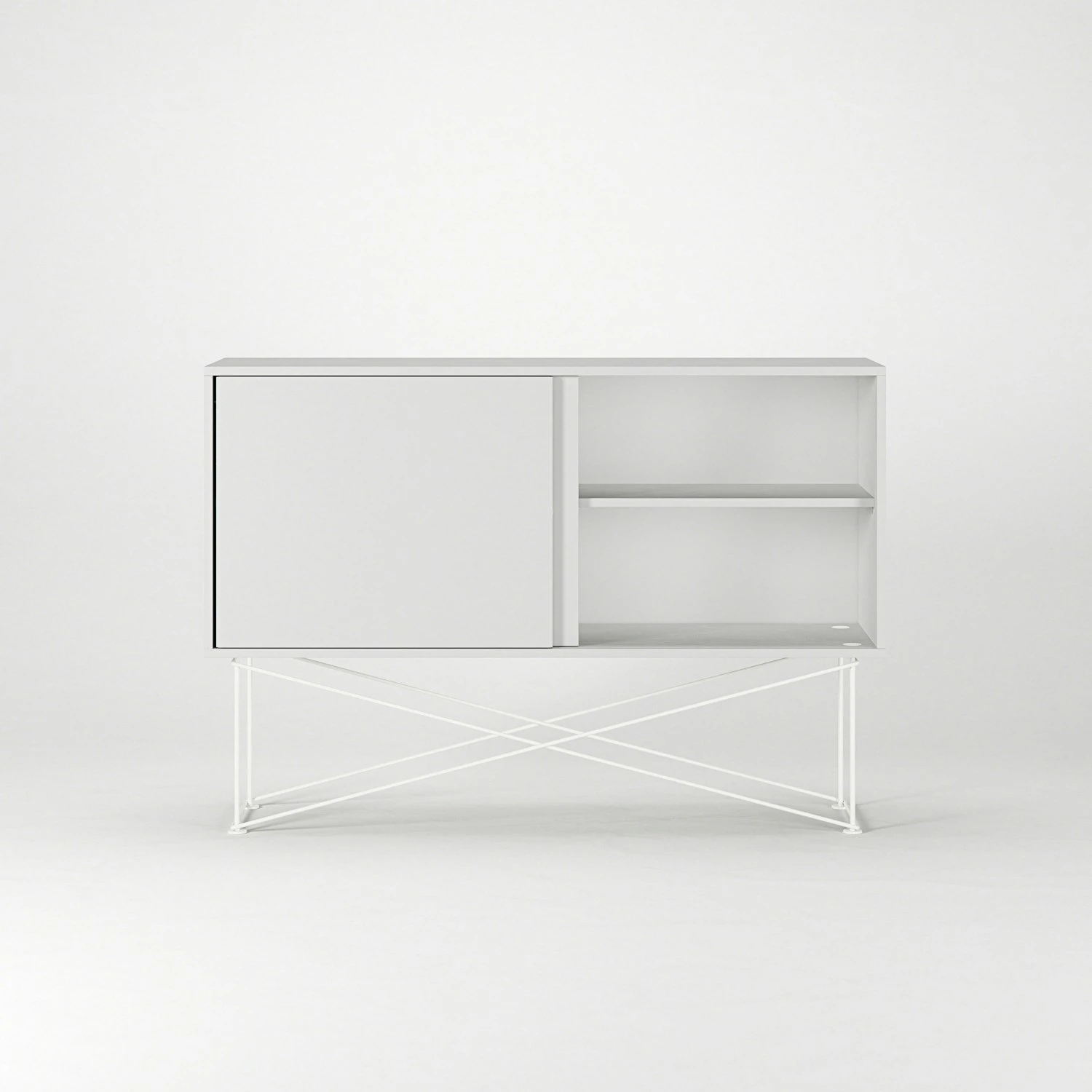 Vogue Sideboard 136H, White/2W/White 5 Vogue Sideboard 136H, White/2W/White - Afbeelding 5