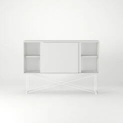 Vogue Sideboard 136H, White/2W/White 11 Vogue Sideboard 136H, White/2W/White -Meubel Serie Winkel decotique vogue sideboard 136 with frame stand 201