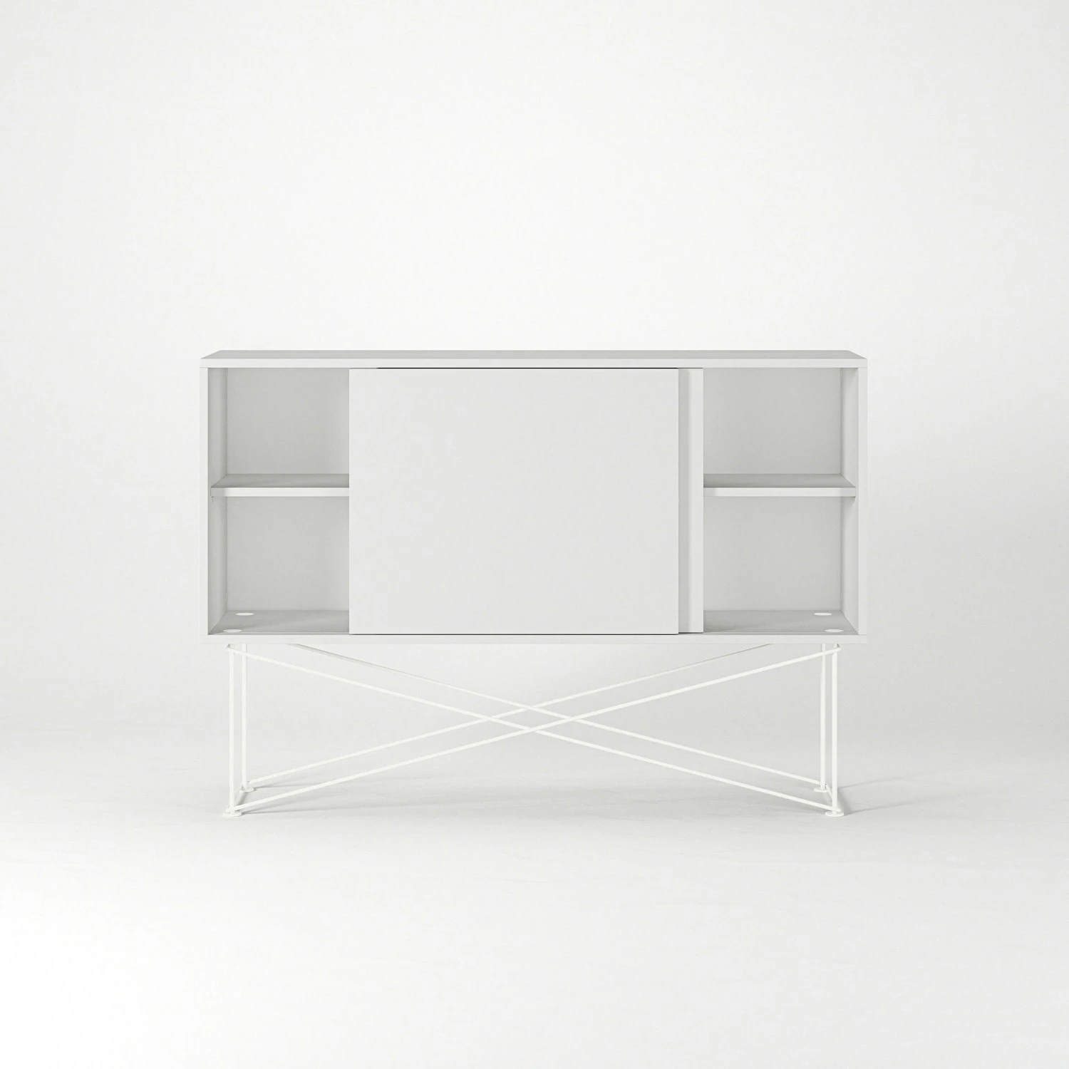 Vogue Sideboard 136H, White/2W/White 6 Vogue Sideboard 136H, White/2W/White - Afbeelding 6