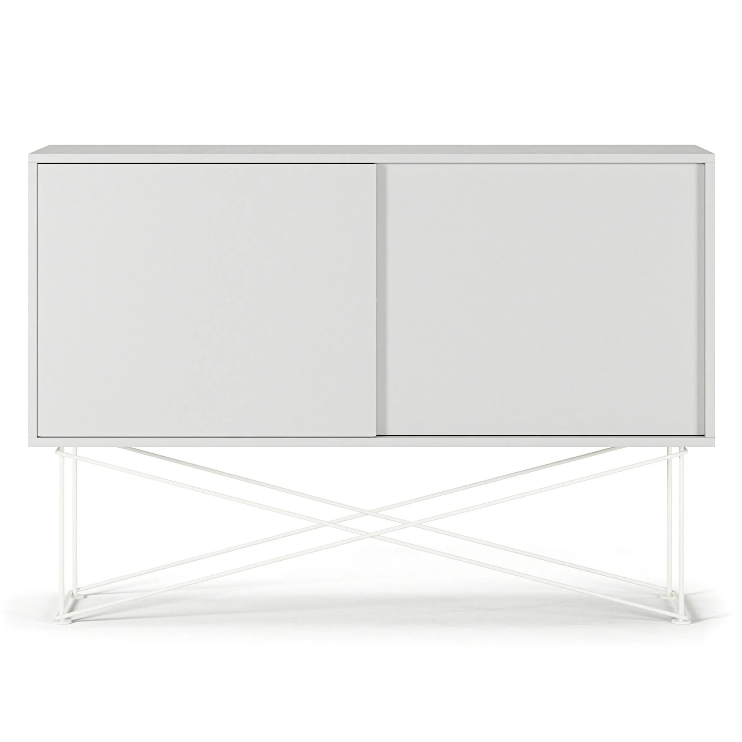 Vogue Sideboard 136H, White/2W/White 1 Vogue Sideboard 136H, White/2W/White