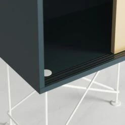 Vogue Sideboard 180H, Grey/2G1B/White 9 Vogue Sideboard 180H, Grey/2G1B/White -Meubel Serie Winkel decotique vogue sideboard 180 one brass door frame stand 282