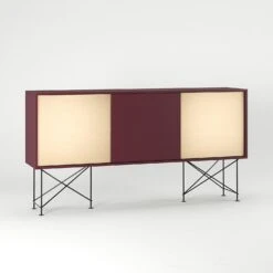 Vogue Sideboard 180H, Wine Red/1WR2B/Black 8 Vogue Sideboard 180H, Wine Red/1WR2B/Black -Meubel Serie Winkel decotique vogue sideboard 180 two brass doors frame stand 252