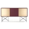 Vogue Sideboard 180H, Wine Red/1WR2B/Black