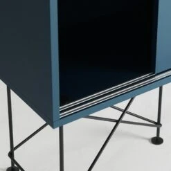 Vogue Sideboard 180H, Darkblue/3DB/Black -Meubel Serie Winkel decotique vogue sideboard 180 with frame stand 325