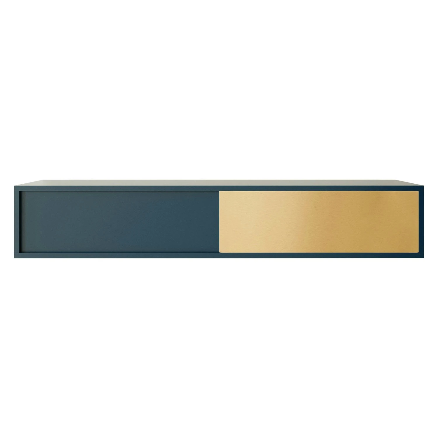 Vogue Wall Cabinet Petite 136, Darkblue/Brass 1 Vogue Wall Cabinet Petite 136, Darkblue/Brass
