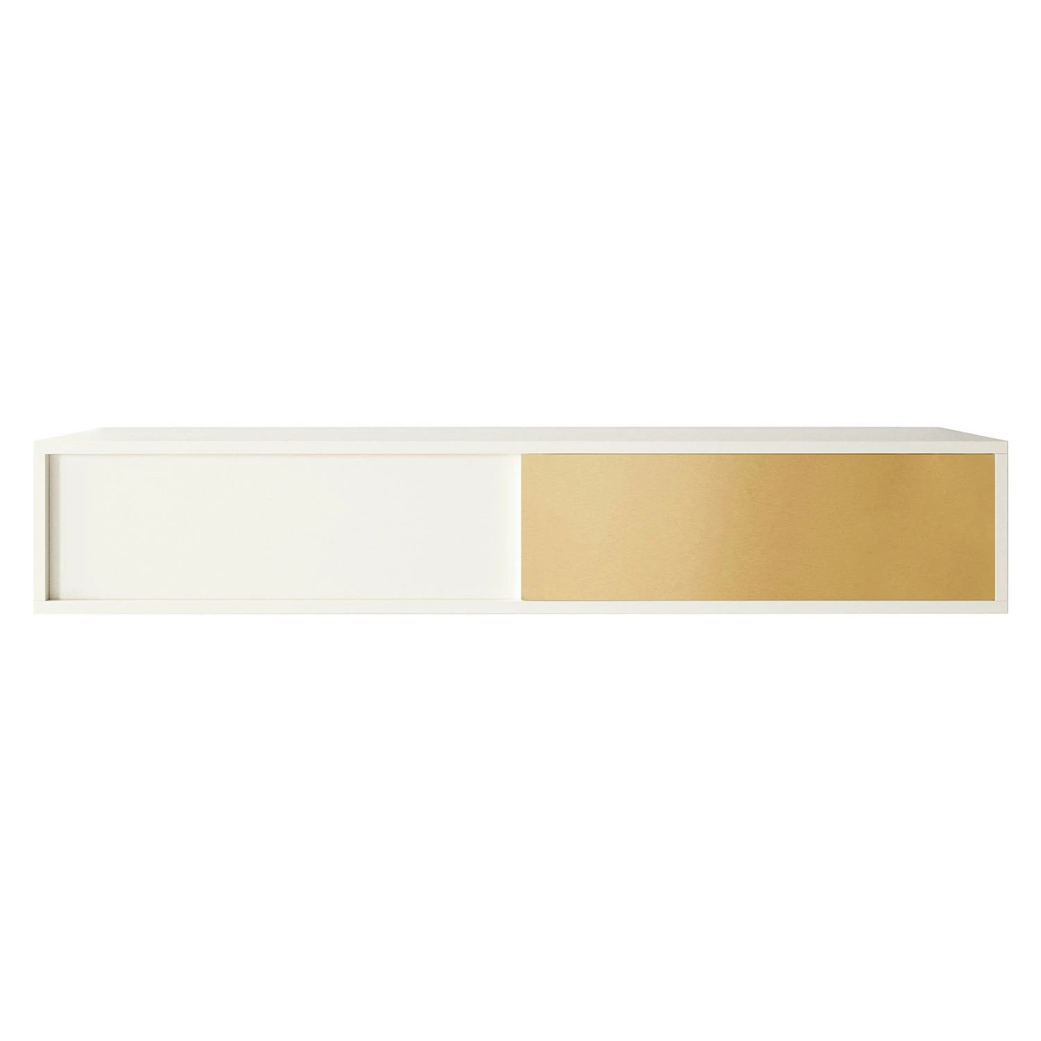 Vogue Wall Cabinet Petite 136, White/Brass 1 Vogue Wall Cabinet Petite 136, White/Brass