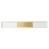 Vogue Wall Cabinet Petite 180, White/Brass
