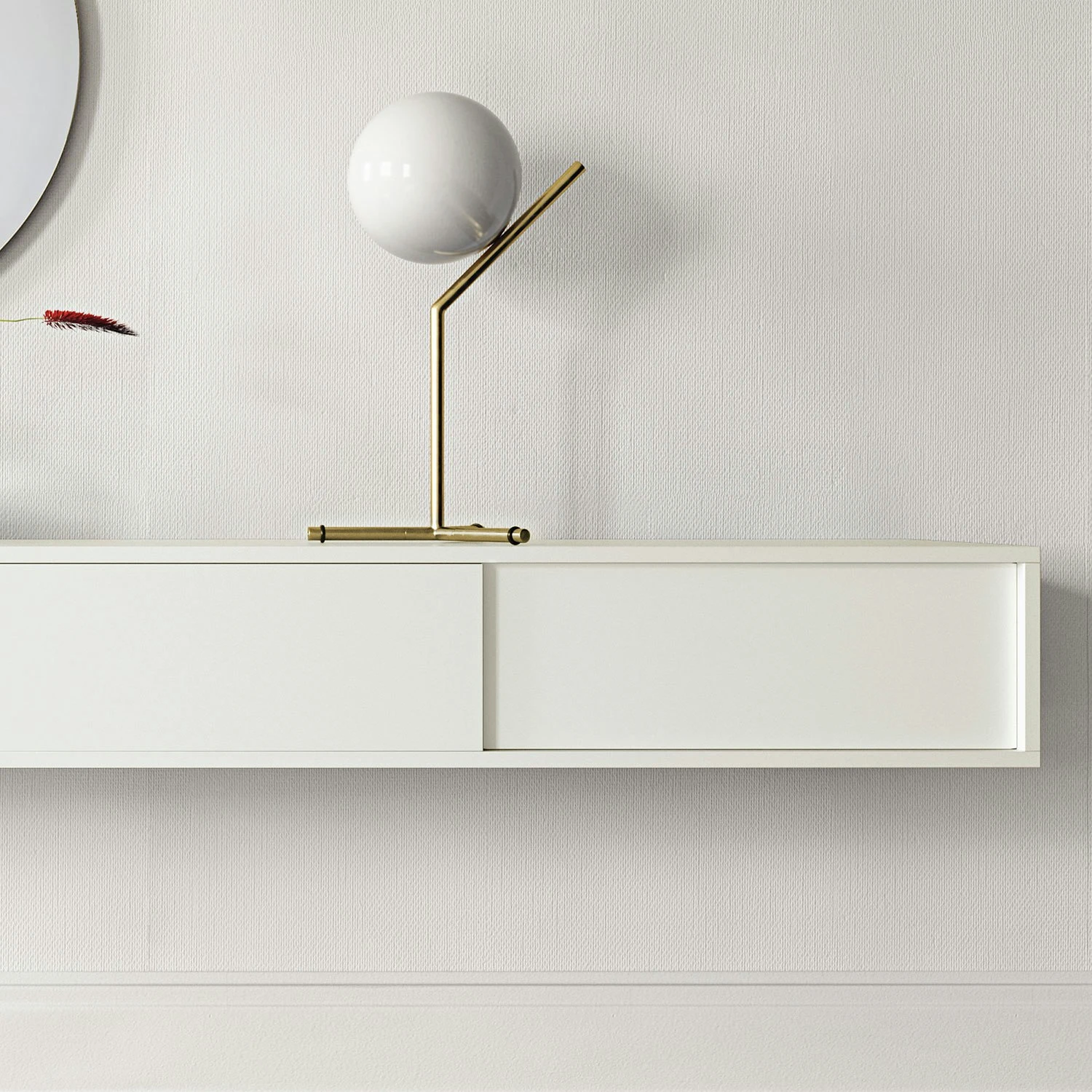 Vogue Wall Kast Petite 180, Wit 3 Vogue Wall Kast Petite 180, Wit - Afbeelding 3