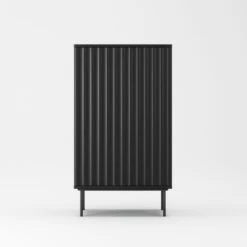 Wave Cabinet 1D Anthracite -Meubel Serie Winkel decotique wave cabinet 1d 60