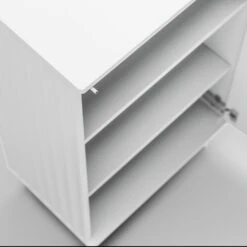 Wave Cabinet 1D White -Meubel Serie Winkel decotique wave cabinet 1d 74