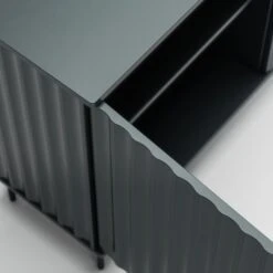 Wave Sideboard 2D Grey -Meubel Serie Winkel decotique wave dressoir 2d 42