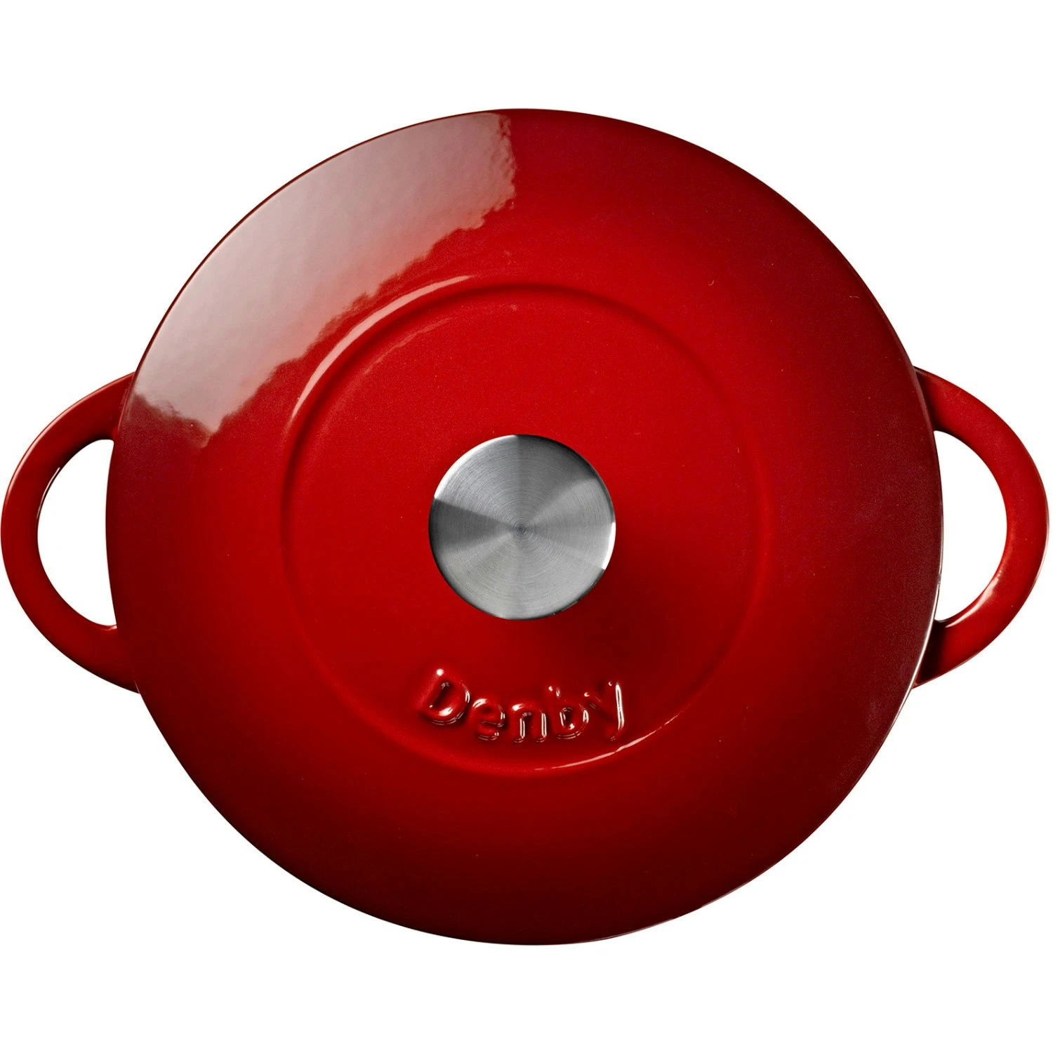 Denby Pomegranate Gietijzeren Pot Rond Ø24 Cm, Rood 2 Denby Pomegranate Gietijzeren Pot Rond Ø24 Cm, Rood - Afbeelding 2