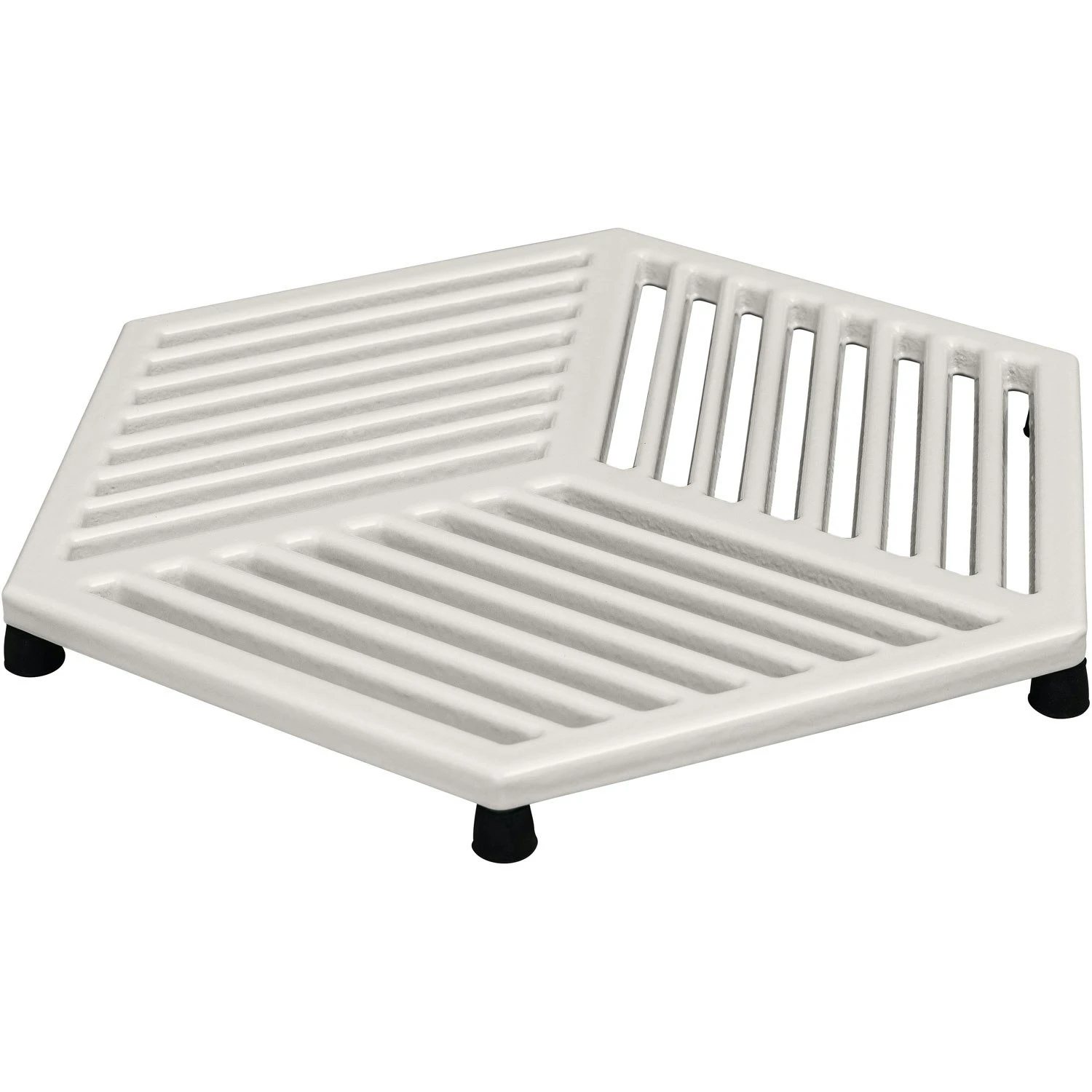 Denby Natural Canvas Pannenonderzetter Gietijzer 21,5x24,5 Cm, Wit 2 Denby Natural Canvas Pannenonderzetter Gietijzer 21,5x24,5 Cm, Wit - Afbeelding 2