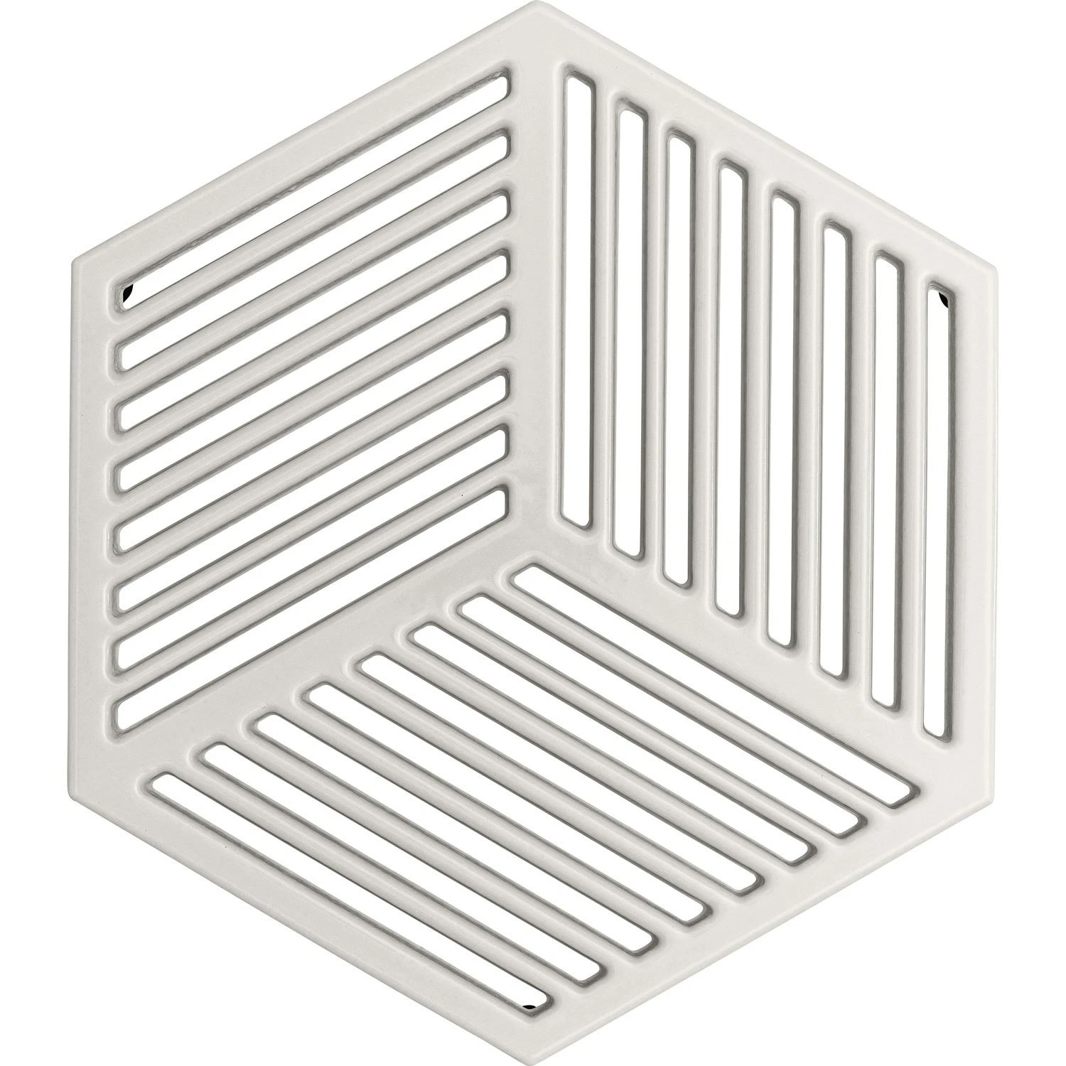 Denby Natural Canvas Pannenonderzetter Gietijzer 21,5x24,5 Cm, Wit 1 Denby Natural Canvas Pannenonderzetter Gietijzer 21,5x24,5 Cm, Wit