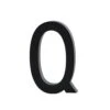 Design Letters, Grey Aluminium Letter, Q