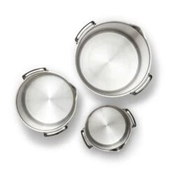 EGO Stackable Pot Set, Stainless Steel 7 EGO Stackable Pot Set, Stainless Steel -Meubel Serie Winkel ego stackable pot set stainless steel 6