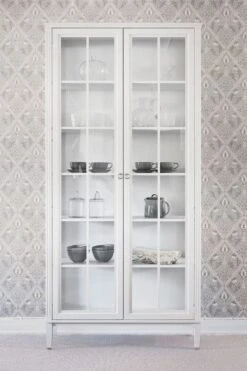Stockholm 2.0 Vitrinekast 99 X 37 X 201, Whitewash 10 Stockholm 2.0 Vitrinekast 99 X 37 X 201, Whitewash -Meubel Serie Winkel englesson stockholm 20 cabinets 99x37x201 15