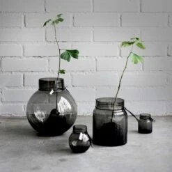 Ernst Glazen Vaas 18 X 12,5 Cm, Doorzichtig -Meubel Serie Winkel ernst ernst glass vase 18x125 cm 8