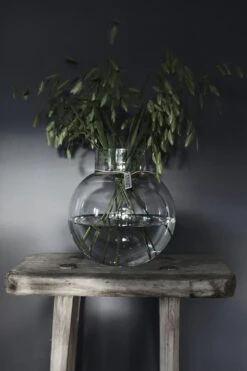 Ernst Glazen Vaas Doorzichtig, 38 Cm -Meubel Serie Winkel ernst glass vase clear 12