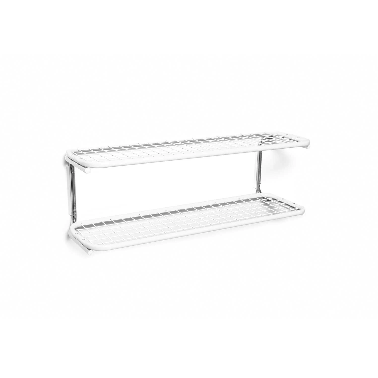 Classic 650S Shoe Shelf 120 Cm, White/Chrome 1 Classic 650S Shoe Shelf 120 Cm, White/Chrome