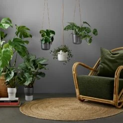 Eva Solo Self Watering Pot With Leather String, Nordic Grey -Meubel Serie Winkel eva solo self watering pot with leather string nordic grey 6